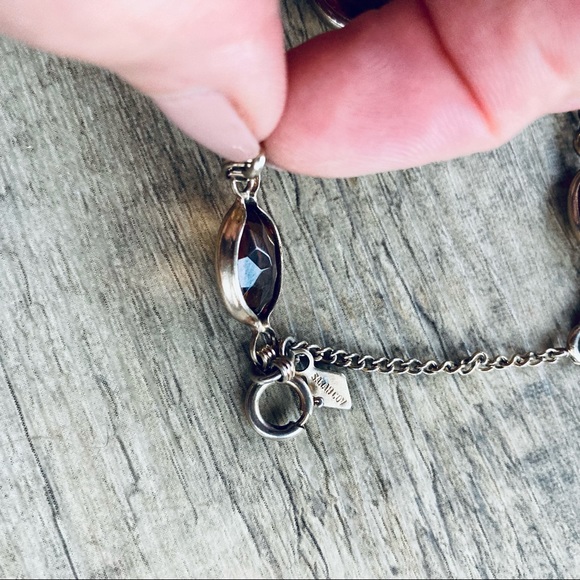 Vintage Topaz Beveled Bracelet Sarah Coventry - Picture 6 of 7